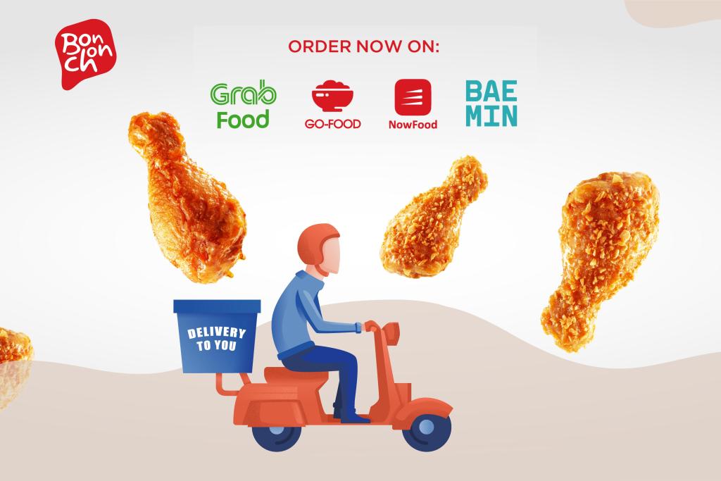 BONCHON ĐÃ CÓ MẶT TRÊN CÁC ỨNG DỤNG ĐẶT HÀNG